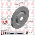 Zimmermann Brake Disc - Standard/Coated, 400.3685.20 400.3685.20